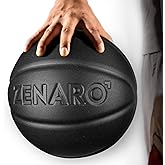 Zenaro Ultra Premium Silent Basketball - Size 7 (29.5”), Non-Compressed, 3D Sculpted Groove for True Bounce & Control, Real Game-Weight Indoor Basketball, Durable Airless Foam, Premium Gift Box
