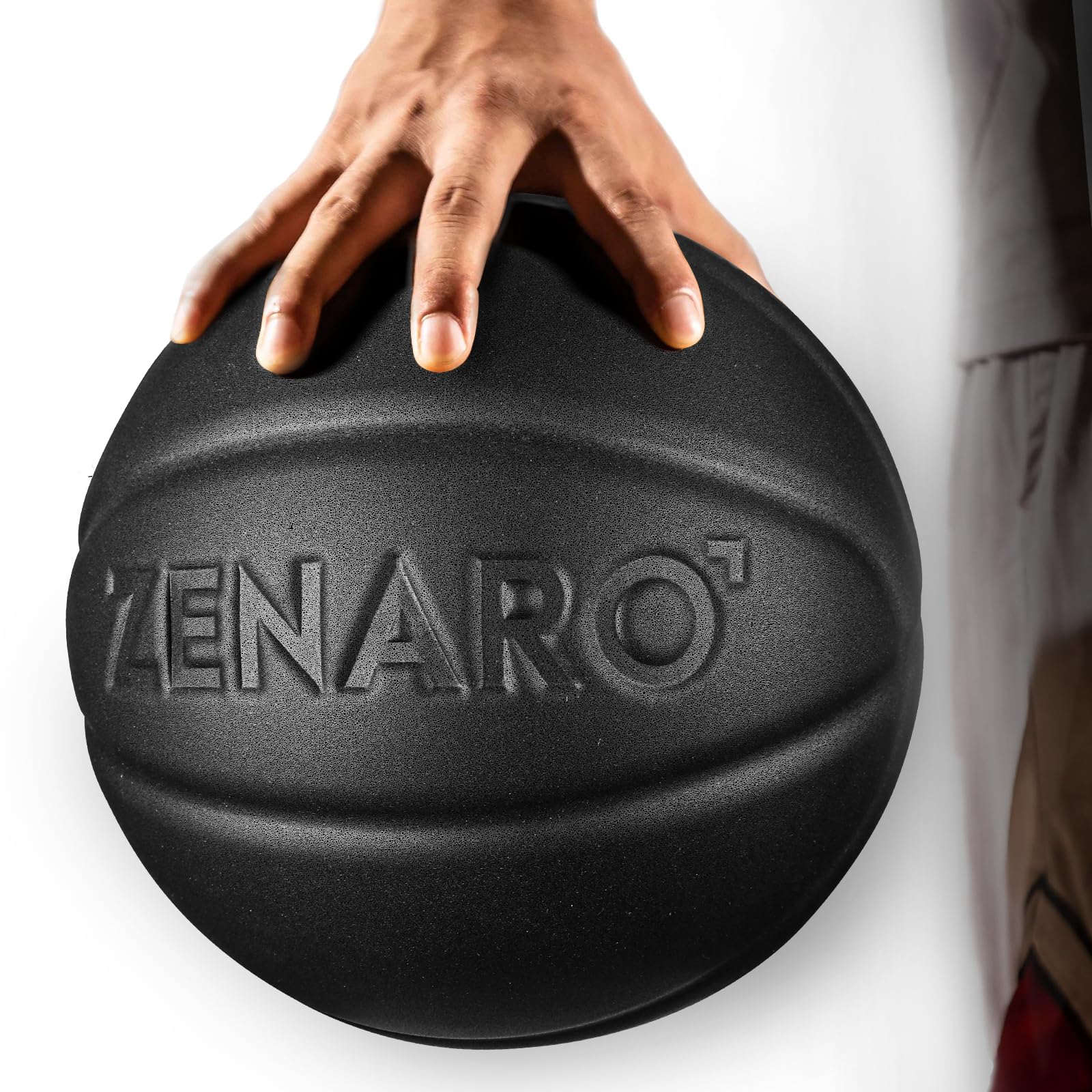 Photo 1 of Zenaro Ultra Premium Silent Basketball - Size 7 (29.5”), Non-Compressed, 3D Sculpted Groove for True Bounce & Control, Real Game-Weight Indoor Basketball, Durable Airless Foam, Premium Gift Box