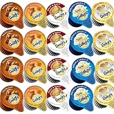 Coffee Creamer Singles Variety Pack &ndash; 100 Count, 5 Flavors Half &amp; Half, Hazelnut, French Vanilla, Caramel, Original &ndash; Non-Dairy Creamers for Coffee &amp; Tea, Office, Home, Bar &amp; Gifting