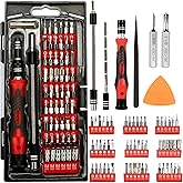 WIREHARD 62 in 1 Precision Screwdriver Set Magnetic Repair Tool Kit with Triwing Y00 Torx T5 T6 Gifts for Men Electronics Laptop Macbook PC RC PS5 iPhone Jewelers XBOX Glasses