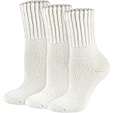Boot Socks for Women Thermal Warm Socks for Men Winter Thick Hiking Crew Sock Women Youth 3/5 Pairs 5-10