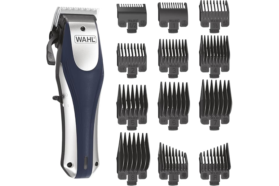 Wahl Lithium Ion Pro Rechargeable Cordless Hair Clippers for Men, Woman, & Children with Smart Charge Technology for Convenient at Home Haircutting – Model 79470