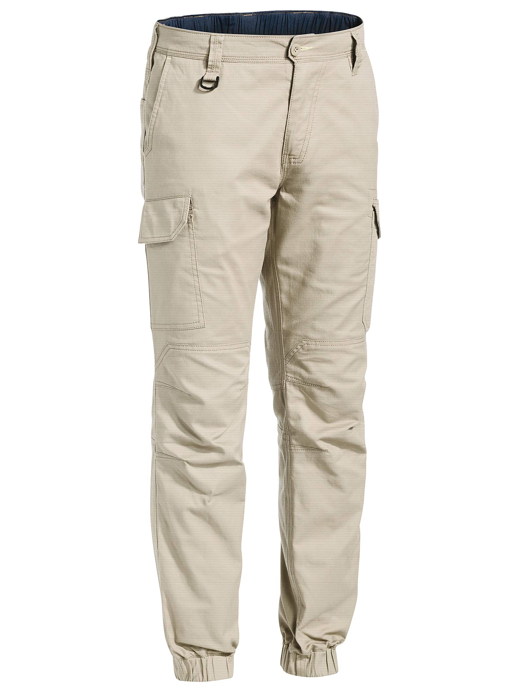 Bisley Workwear UKBPC6332_BSTN Flex & Move Stretch Canvas Stove Pipe Trousers - Stone, 36