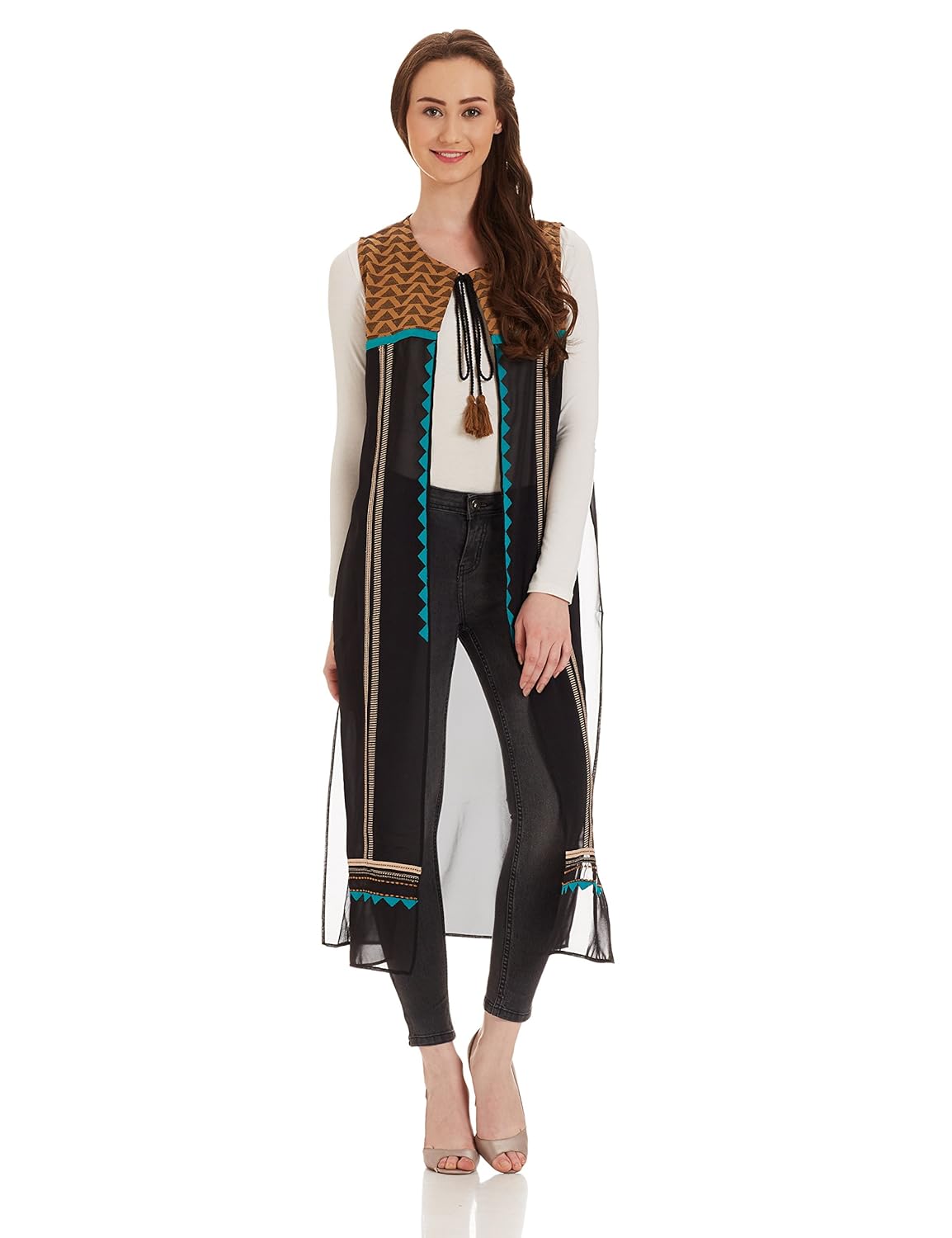 w for woman women's cape gilet