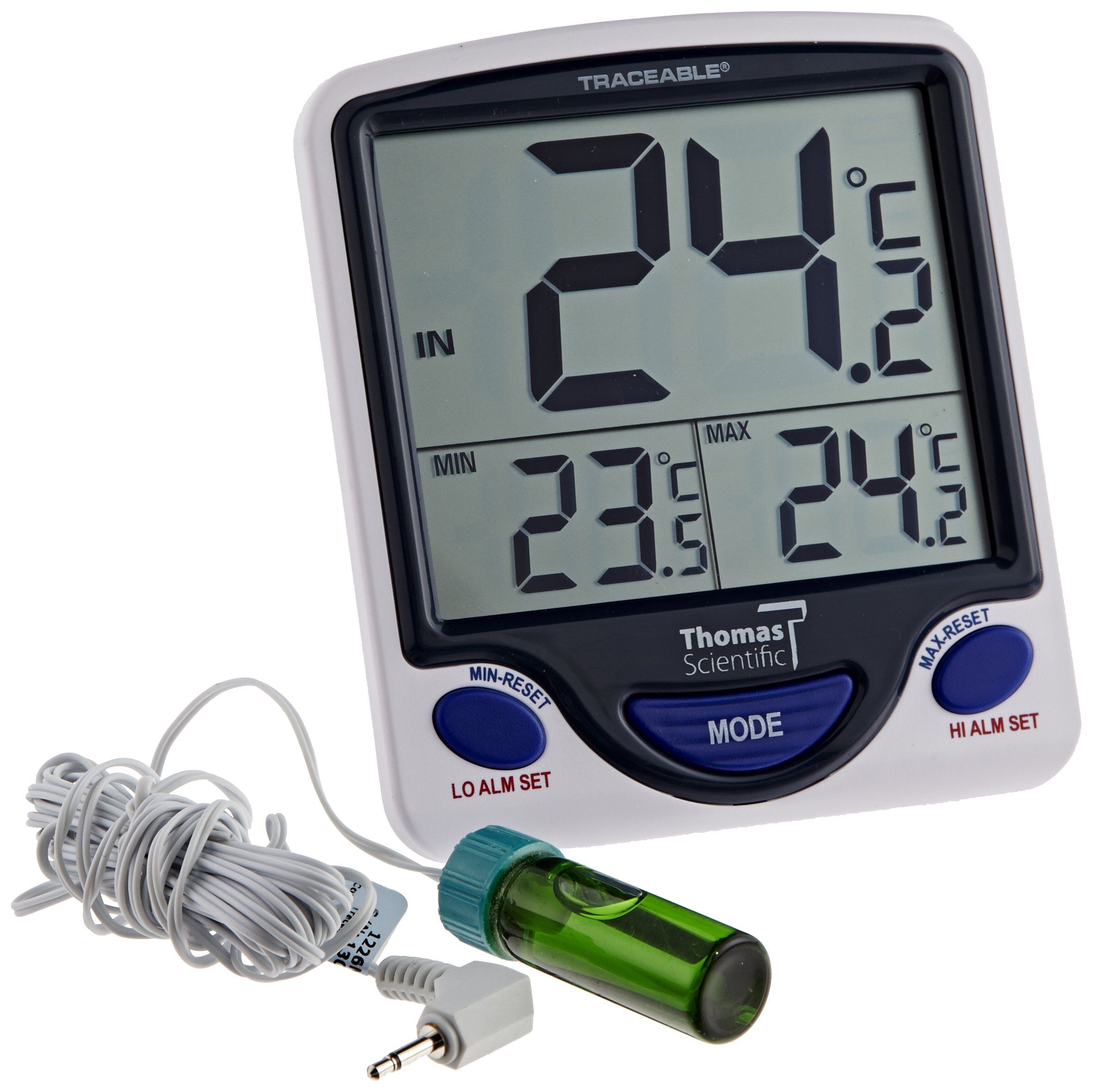 Control Traceable 4648 Jumbo Display Vaccine Thermometer with 5ml Round