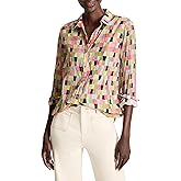 NIC+Zoe Womens Colorwash Cotton Crinkle Shirt