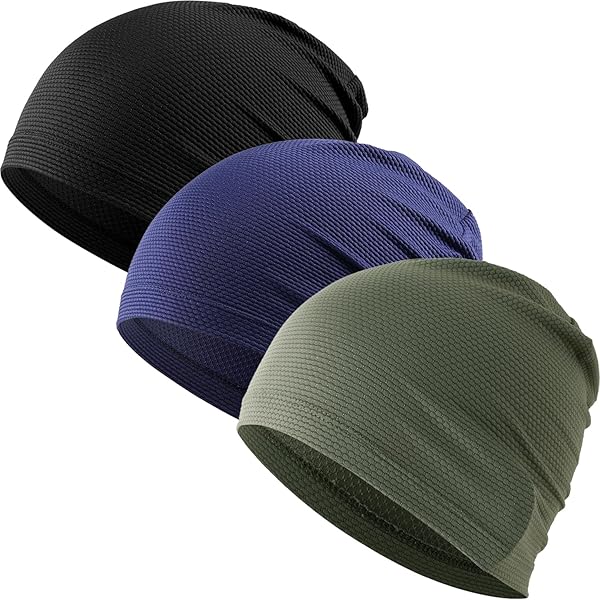 Kninmdor Cotton Skull Caps Lightweight Summer Thin Soft Beanie Hat