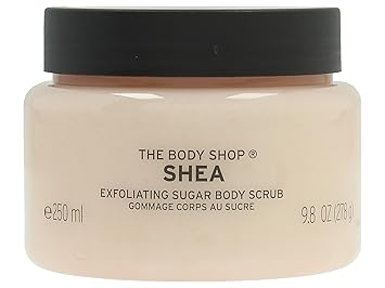 The Body Shop Body Scrub, Shea, 8.4 Ounce