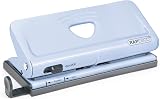 Rapesco 1323 Adjustable 6-Hole Punch 10 Sheet Capacity Powder Blue