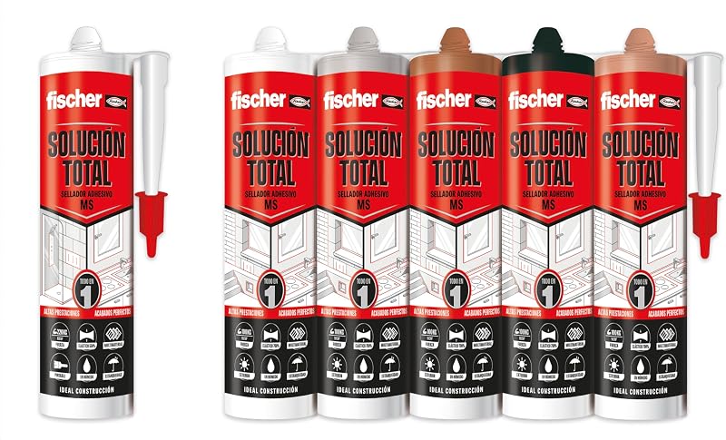 570951 – Komplettlösung aus Glas, MS-Dichtstoff, Klebstoff, Dichtung, Reparatur, drinnen und draußen, wasserfest | MS Polymer | 290 ml