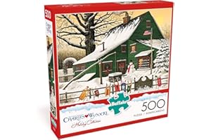 Buffalo Games - Charles Wysocki - Cocoa Break at the Copperfields - 500 Piece Jigsaw Puzzle For Adults -Challenging Puzzle Perfect for Game Nights - Finished Size is 21.25 x 15.00