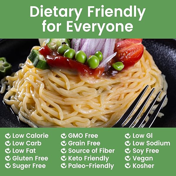 HETHSTIA SHIRATAKI KONJAC SPAGHETTI PASTA – 10-PACK, VEGAN, OAT FLAVOR, LOW CALORIE, GLUTEN-FREE, FAT-FREE, KETO FRIENDLY, LOW CARB, HEALTHY DIET, HOLIDAY FOOD GIFT