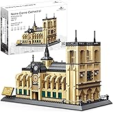 Apostrophe Games Notre-Dame Cathedral Building Block Set (1382 Pieces) Paris's Notre Dame Cathedral Famous Landmark Series - Architecture Model for Kids and Adults
