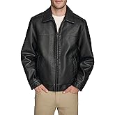 DOCKERS mens James Faux Leather Jacket (Regular, Big 
Tall Sizes)