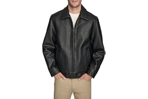 DOCKERS mens James Faux Leather Jacket (Regular, Big & Tall Sizes)
