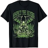 Cthulhu, Respect The Elders, Halftone Gothic Cthulhu T-Shirt