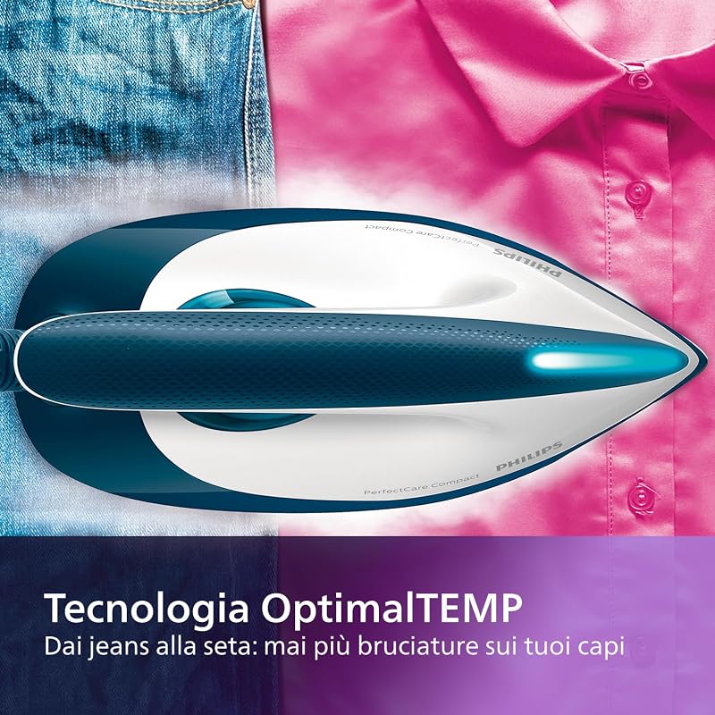 Philips PerfectCare Compact Ferro da Stiro con Caldaia, 6.5 Bar, 400g/min