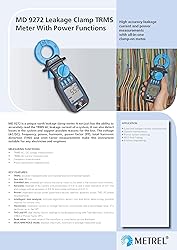 Metrel MD 9272 Leakage Clamp TRMS Meter with Power