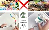 Artme Tear Off Palette 36 Sheets 23x30.5cm Wax Coated Paper with Thumb Hole view 5