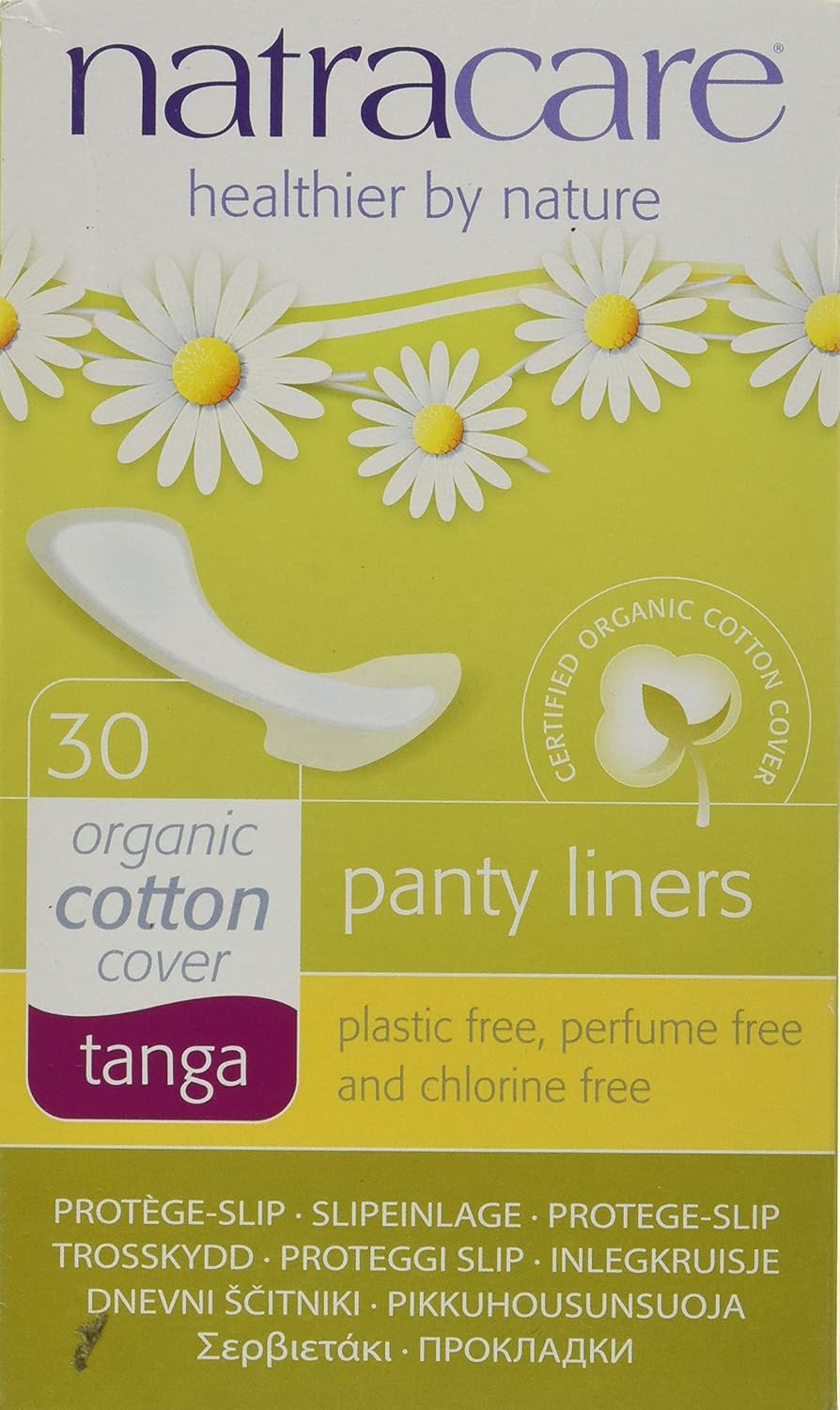 Natracare Natural Panty Liners, Tanga, 30 Count Boxes