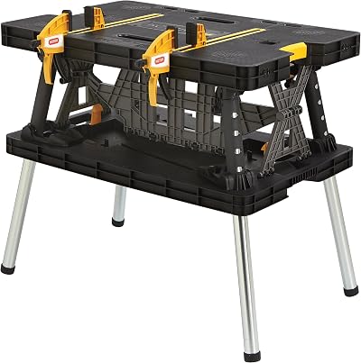 Keter Folding Work Table 700lb Capacity Portable Workbench EX