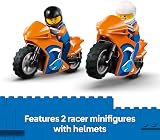 LEGO City Motorcycle Transporter 60491 Flatbed Truck 2 Motorbikes 2 Minifigures view 6