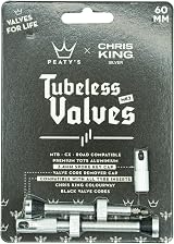 Peaty's MK2 Tubeless Valves Presta 60mm 7075 Aluminium Integrated Spoke Key view 7