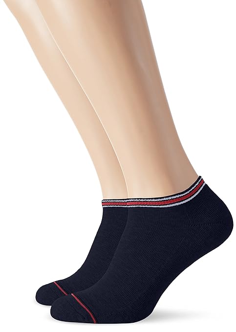 Tommy Hilfiger Herren Füßlinge & Sneakersocken, 2er Pack