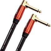 Monster Prolink Acoustic Instrument Cable - 8 in - Right Angle to Right Angle