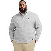 Izod Mens Big and Tall Thermosoft Quarter Zip Sweater Fleece Pullover