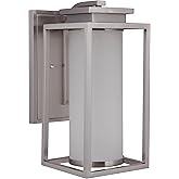 Craftmade ZA1304-SS-LED Vailridge Outdoor LED Wall Mount Sconce Lighting, 1-Light, 8 Watts, Stainless Steel (6"W x 12"H)