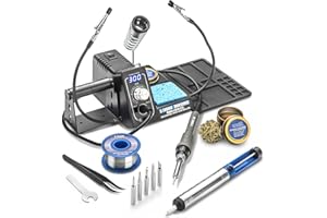 The Original X-Tronic 3020-XTS • 75W Soldering Iron Station Kit • 2 Helping Hands • 5 Extra Tips • Roll of Solder • Brass Sponge & Flux • Tweezers • Solder Sucker • °C/°F Toggle & Sleep Features!