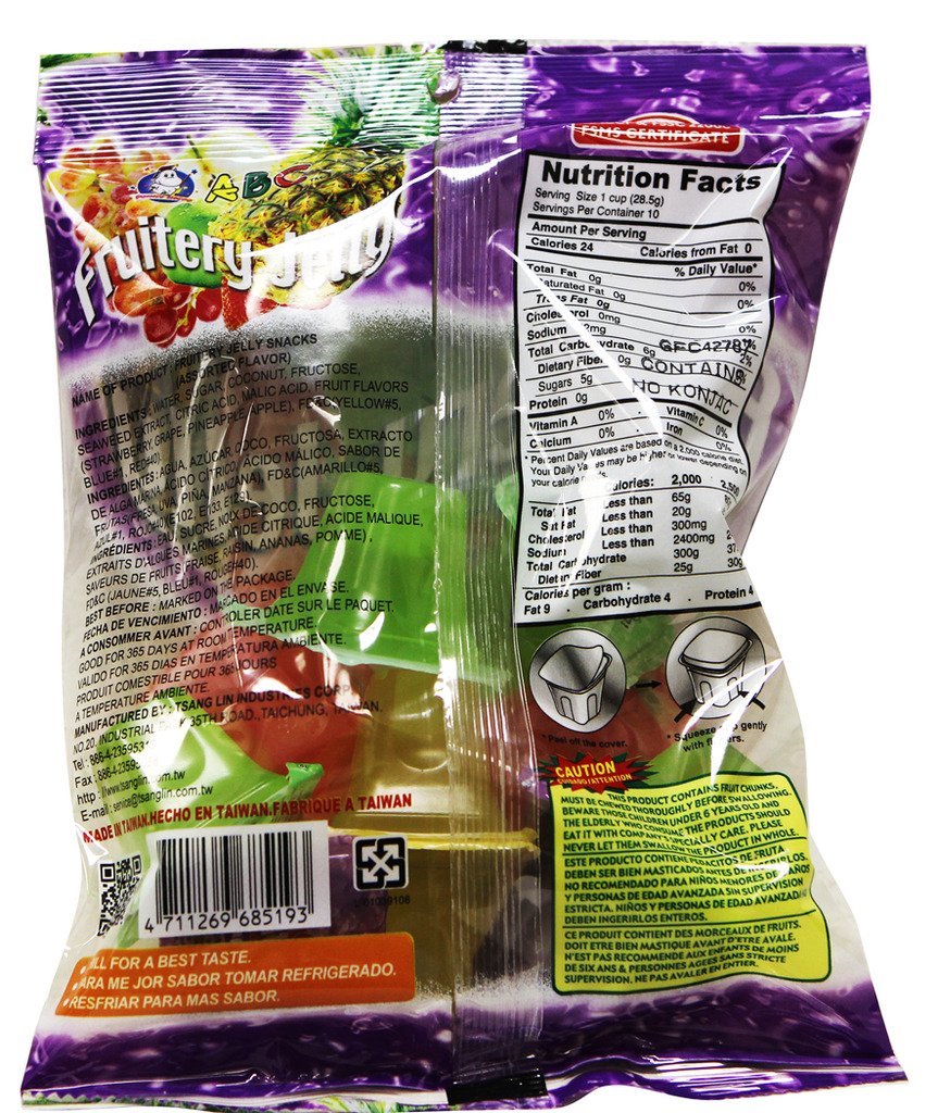 ABC Fruitery Assorted Fruit Jelly 10oz x3pk