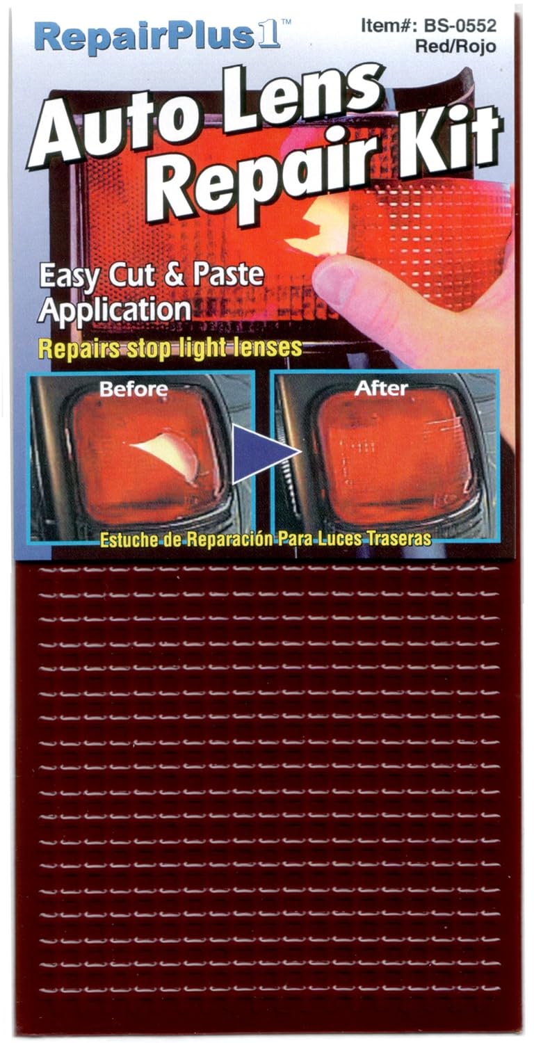 Auto Lens Tail Light Repair Kit (Red) Automotive