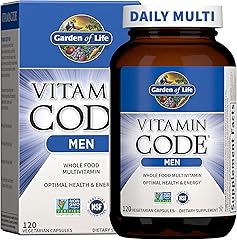 Garden of Life Vitamin Code Whole Food Multivitamin for Men - 120 Capsules, Vitamins for Men, Fruit & Veggie Blend and Probio
