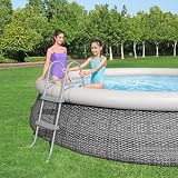 Bestway 33 Inch Pool Ladder with Steps Easy Assembly Corrosion Resistant Frame view 2