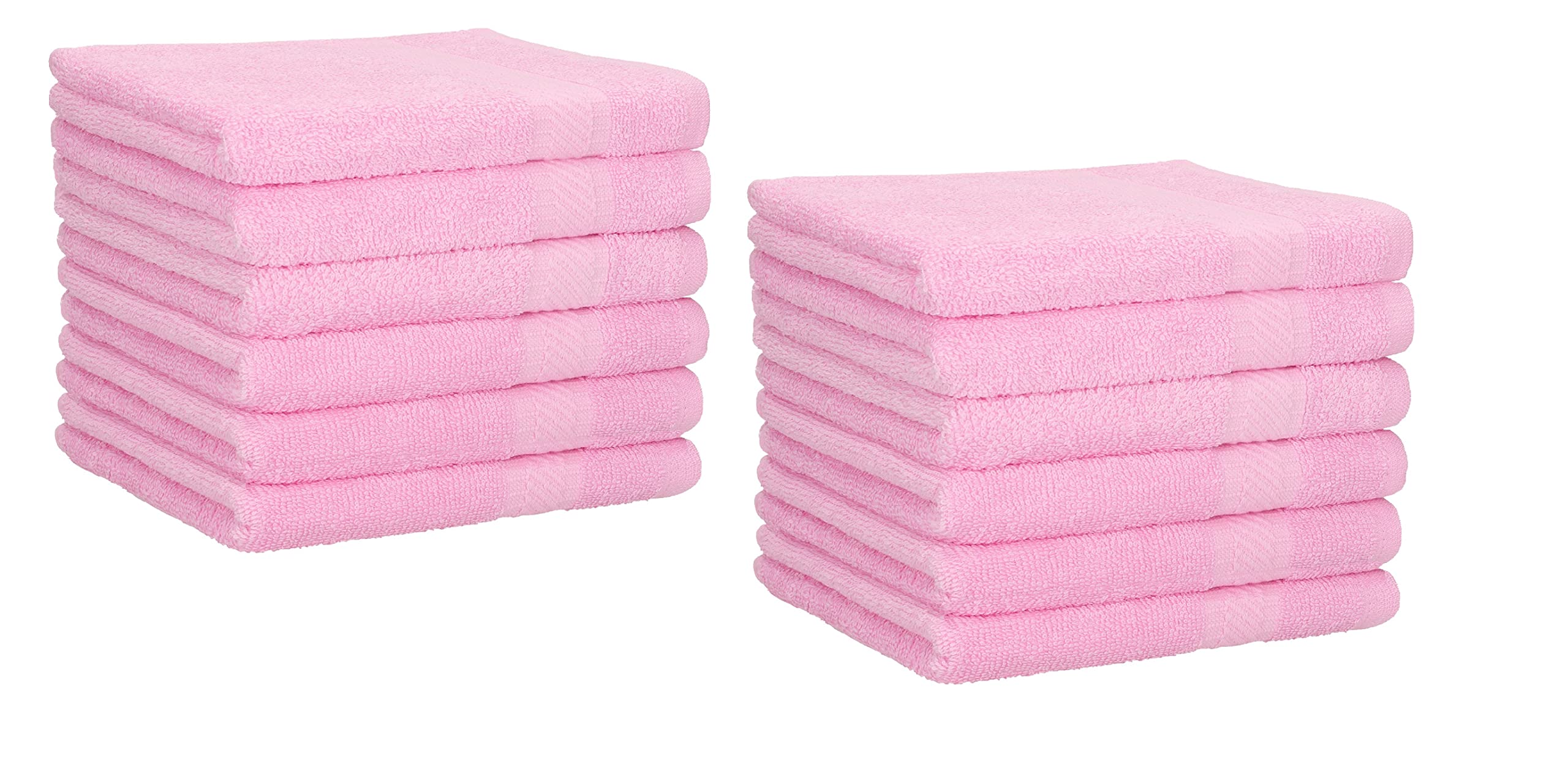 Betz 12 Piece Set 12 Guest Towels rose PALERMO 30x50 cm 100% Cotton