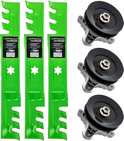 Amazon.com : 8TEN LawnRAZOR Blade Spindle Kit for Cub Cadet XT2