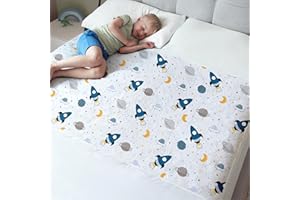 Hygge Sheets®Potty Training Pee Pads for Kids, Toddlers - 100% Waterproof, Non Slip Bed Wetting Pad for Full Size Beds - Wash