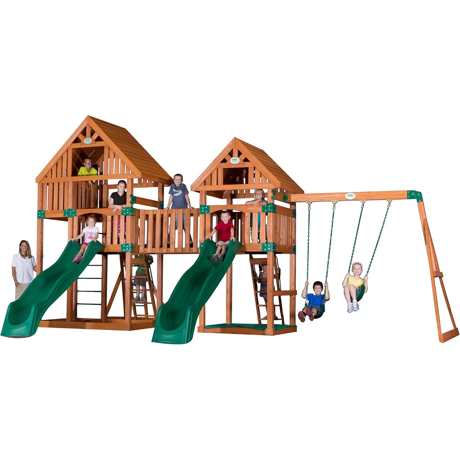 Backyard Odyssey Safari Cedar Swing Set Playhouse Bestter Choices, Bestter Living