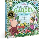 eeBoo Gathering a Garden Board Game, Plant Counting, Ages 5+, 2-4 Players | Teaches plants, counting, patience &amp; garden botany. Screen-free cooperative play encouraging social interaction &amp; strategy