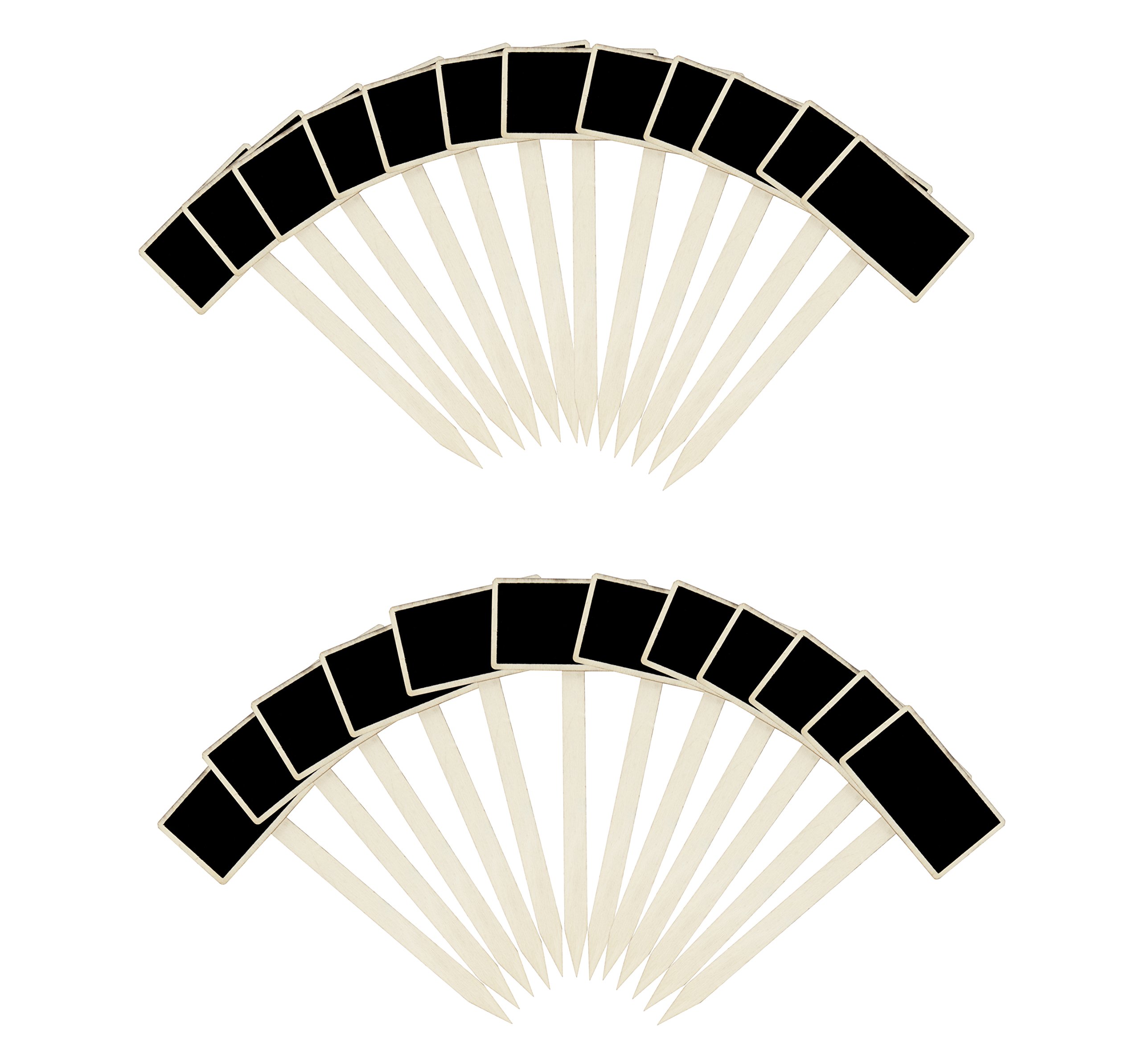 Juvale Herb Labels, Plant Name Stakes for Gardens and Pots (2.87 x 7.3 in, 24 Pack)