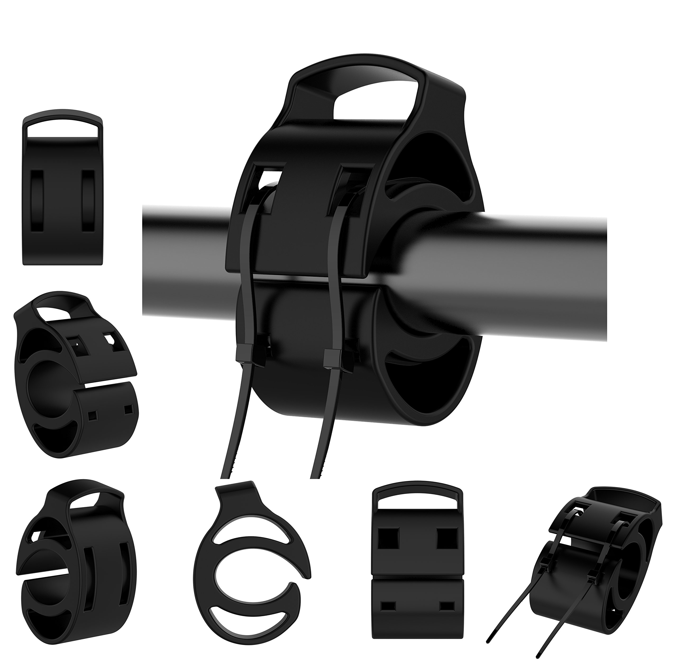 LICHIFIT Silicone Universal Bicycle Handlebar Mount Kit for Garmin Forerunner GPS Watch TomTom Polar Suunto GPS Sport Watches