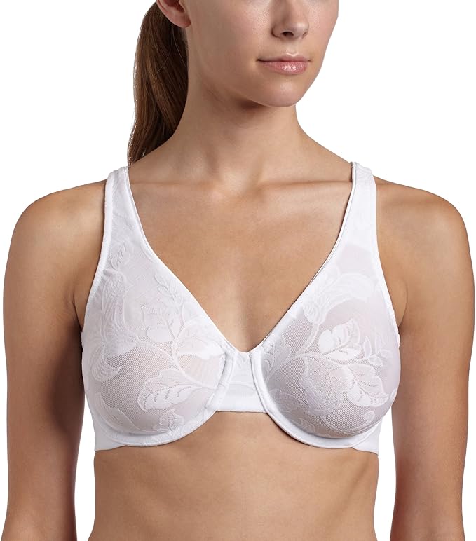 Olga Christina Women's Lace Minimizer Bra 55409 at Amazon Women’s