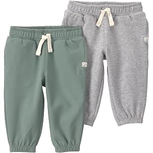 Little Planet by Carter's Baby 2-Pack Pants Made with Organic Cotton