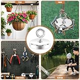 Neosmuk Fishing Magnet 300 lb+ Pull Strong CNC Machined Metal Base Neodymium view 4