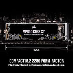Corsair MP600 CORE XT 1TB PCIe Gen4 x4 NVMe M.2 SSD
