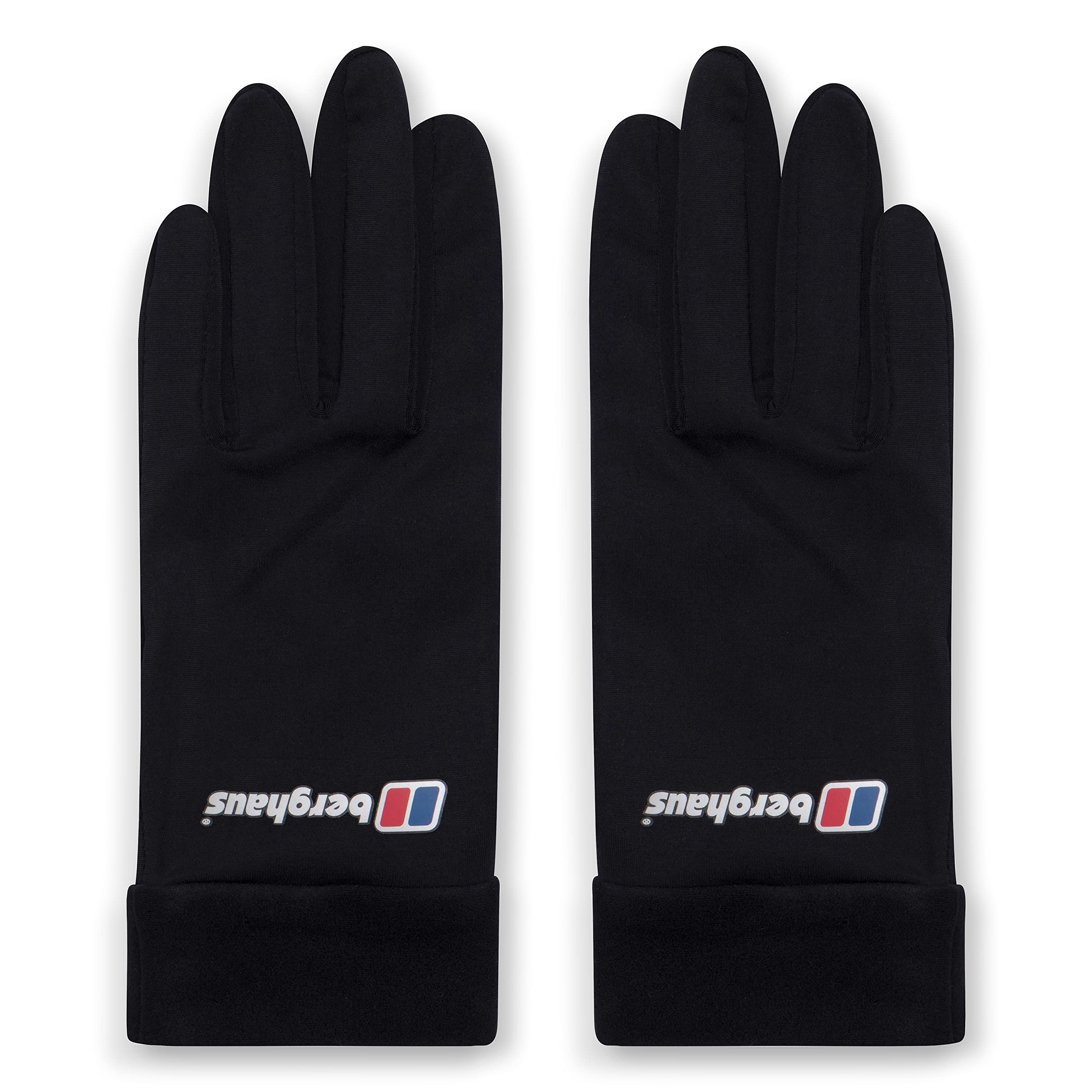 Berghaus Unisex Liner Insulated Touchscreen Compatible Gloves, Black, L