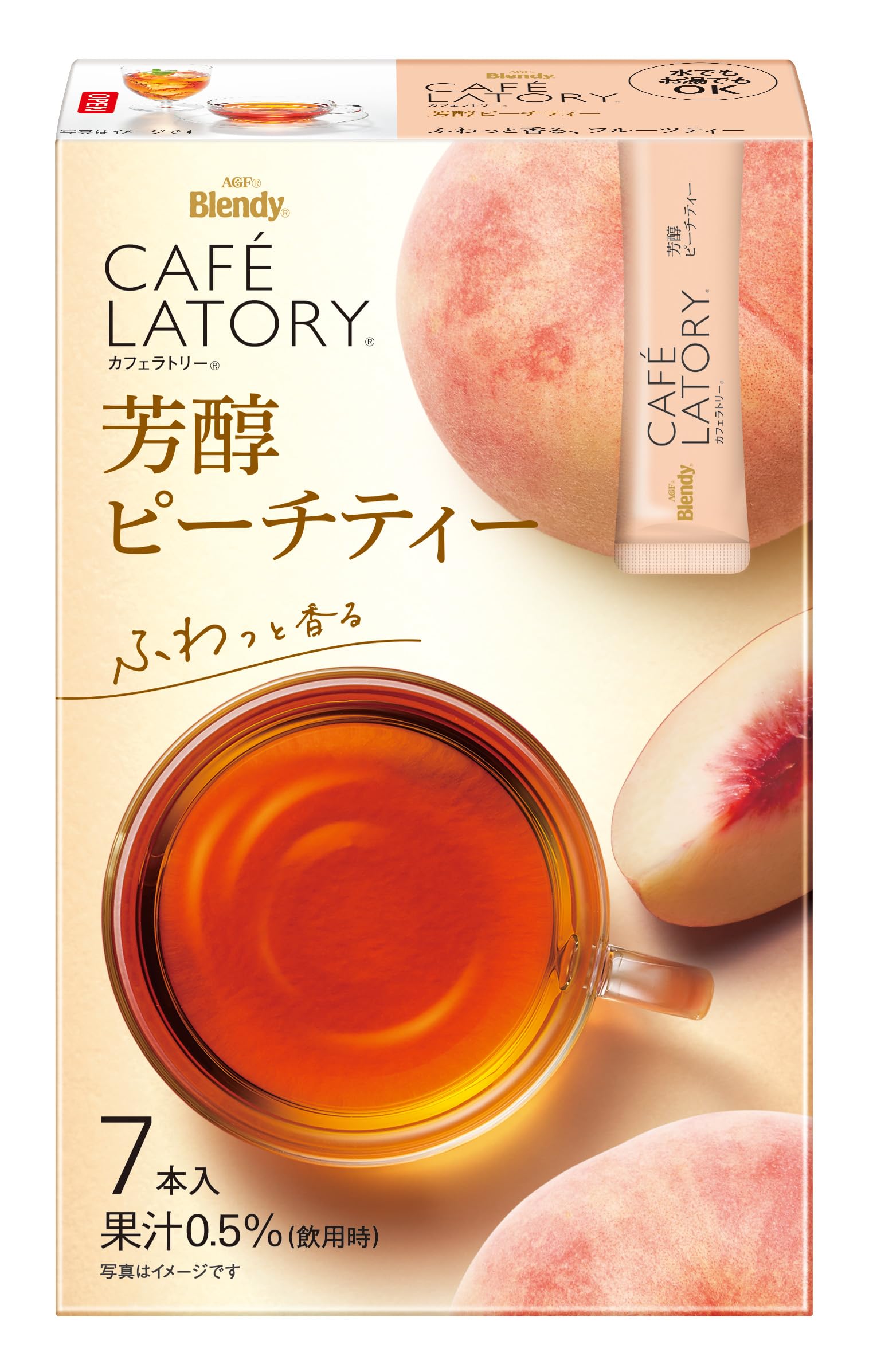 AGF ブレンディ カフェラトリー スティック 芳醇ピーチティー 7本×6箱 【 フルーツティー 】【 紅茶 スティック 】商品画像