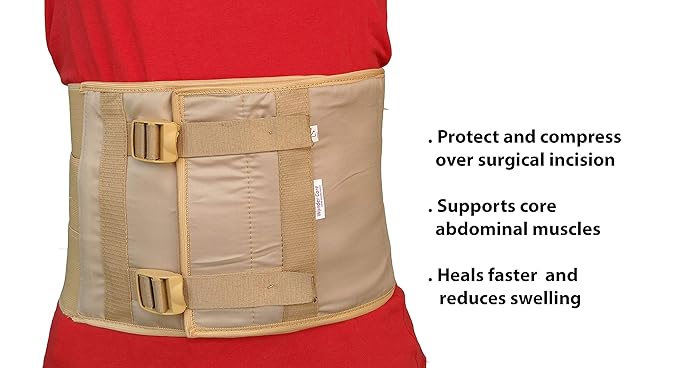 Wonder Care Semi Elastic Abdominal Support Belt (Small)
